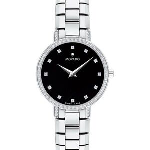 Movado Women’s Swiss Faceto Diamond watch